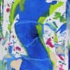 R4753. Goh Beng Kwan artist Singapore. Blue River, 2019. acrylic on canvas. 80 x 60 cm